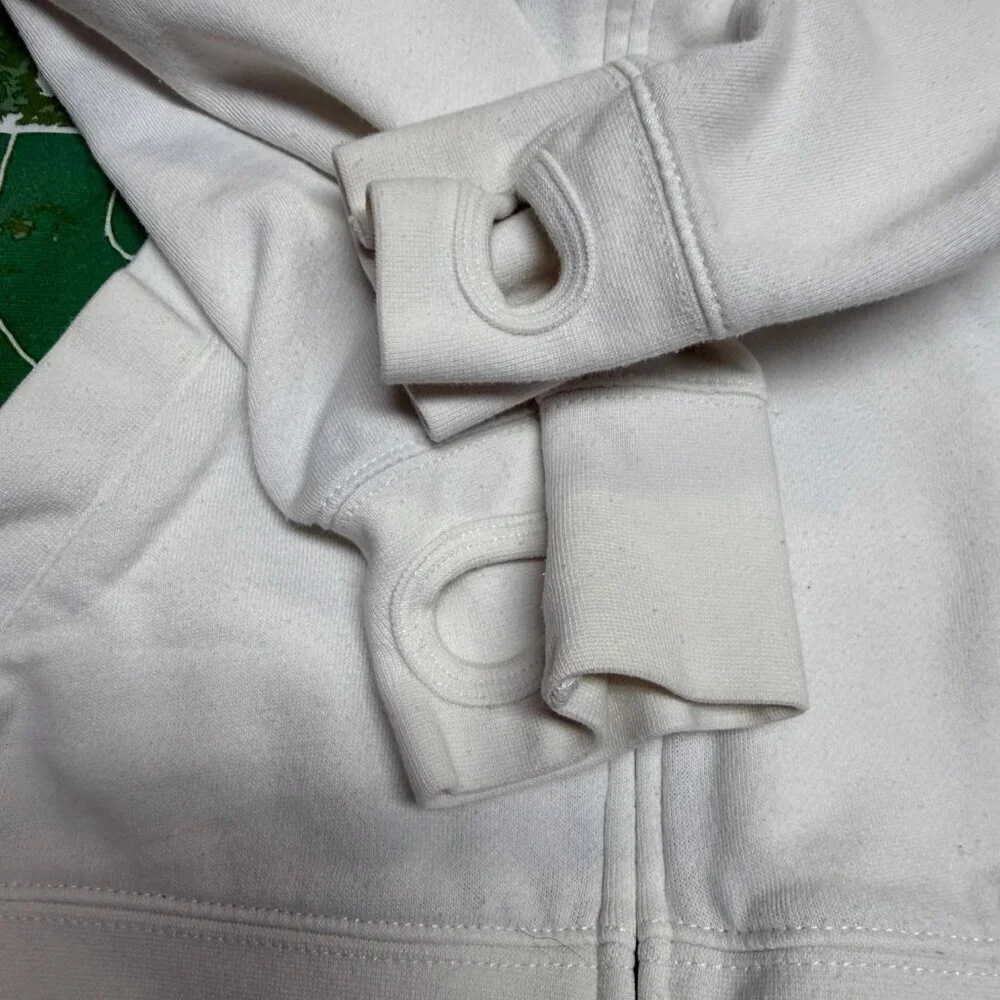 The North‎ Face Men’s Full Zip Hoodie Large White Trees Graphic GUC